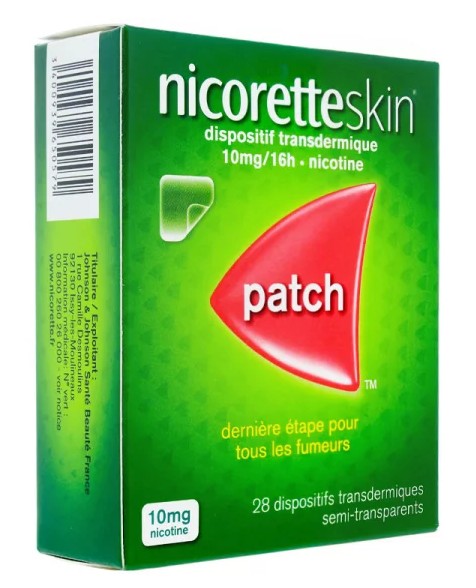 Nicorette Skin Patch 10mg/16h Boite de 28